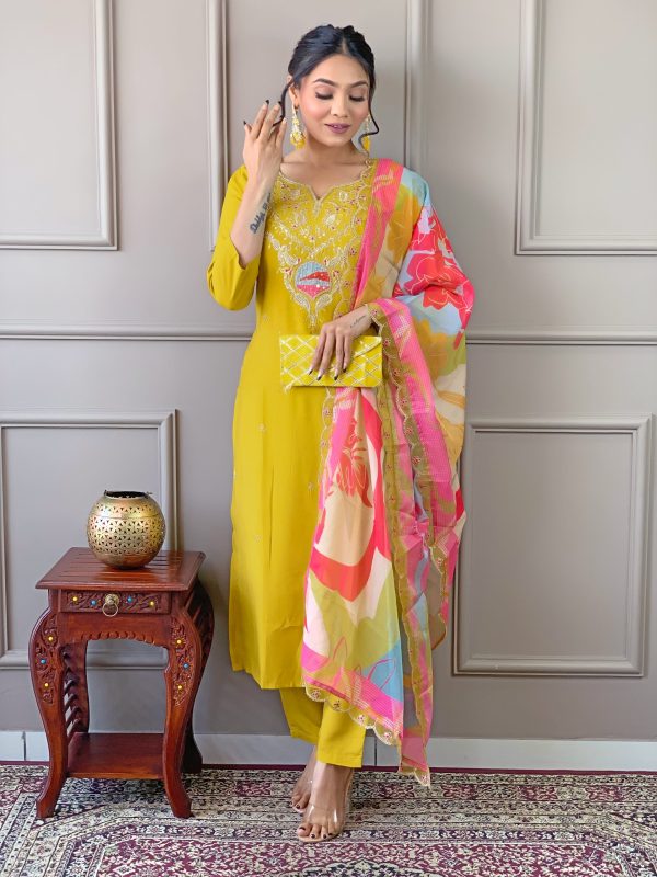 474-Mustard mustard kurta set ,jayti fashion